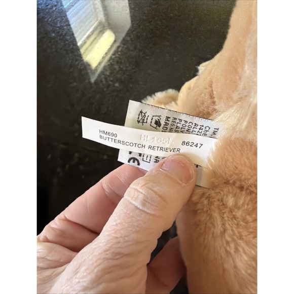 WEBKINZ BUTTERSCOTCH RETRIEVER Plush Dog Puppy NO CODE Plushie Ganz HM690 - Picture 4 of 5